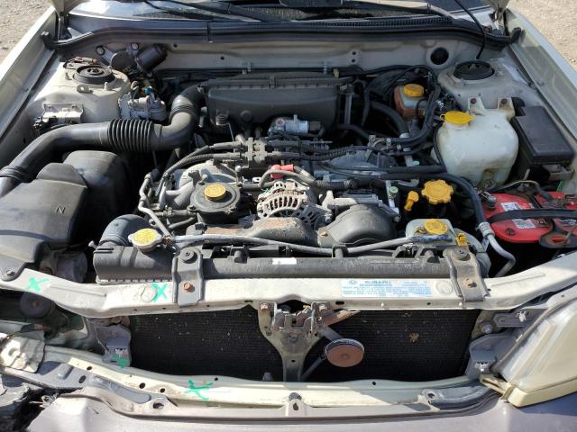 JF1SF65572H703510 - 2002 SUBARU FORESTER S GREEN photo 11