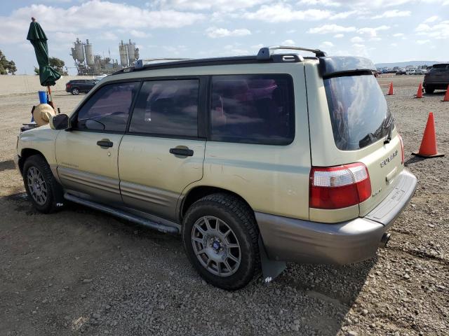 JF1SF65572H703510 - 2002 SUBARU FORESTER S GREEN photo 2