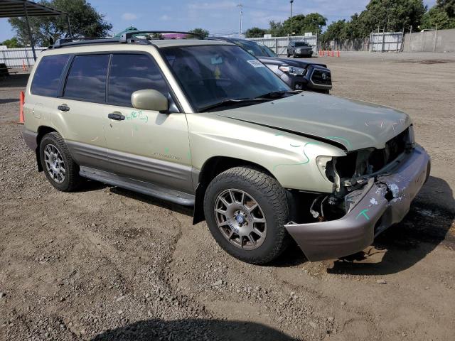 JF1SF65572H703510 - 2002 SUBARU FORESTER S GREEN photo 4