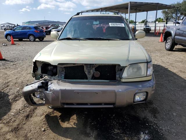 JF1SF65572H703510 - 2002 SUBARU FORESTER S GREEN photo 5