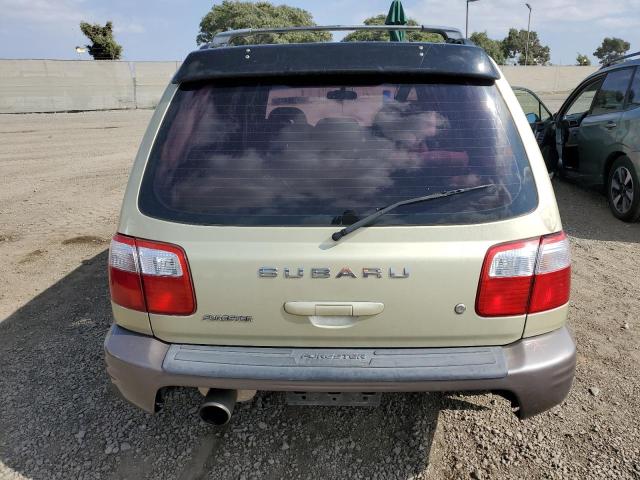 JF1SF65572H703510 - 2002 SUBARU FORESTER S GREEN photo 6