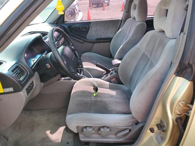 JF1SF65572H703510 - 2002 SUBARU FORESTER S GREEN photo 7