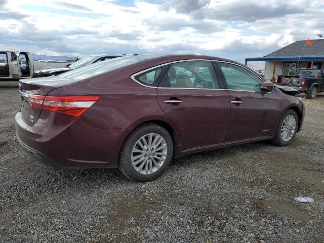 4T1BD1EB4EU028120 - 2014 TOYOTA AVALON HYBRID MAROON photo 3