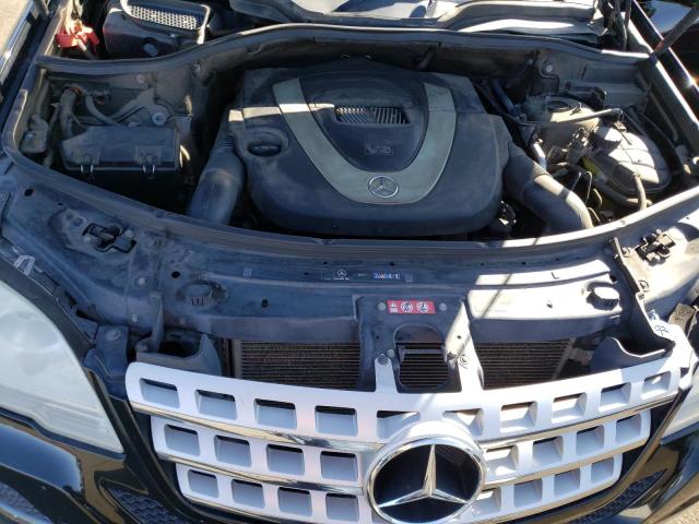 4JGBB8GB1BA719811 - 2011 MERCEDES-BENZ ML 350 4MATIC BLACK photo 12