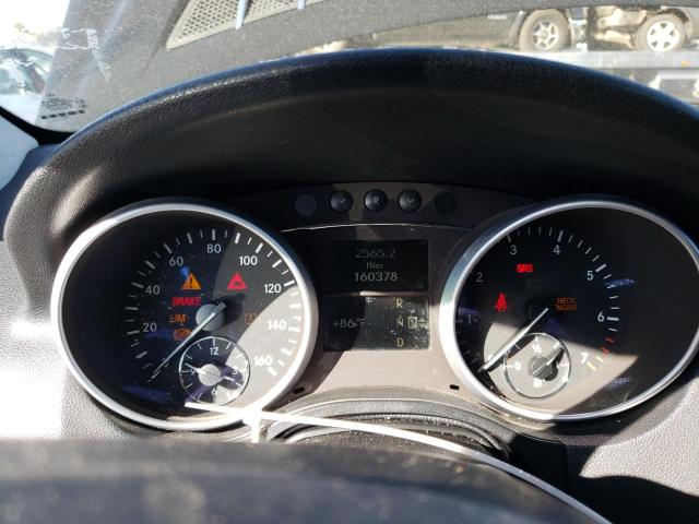 4JGBB8GB1BA719811 - 2011 MERCEDES-BENZ ML 350 4MATIC BLACK photo 9