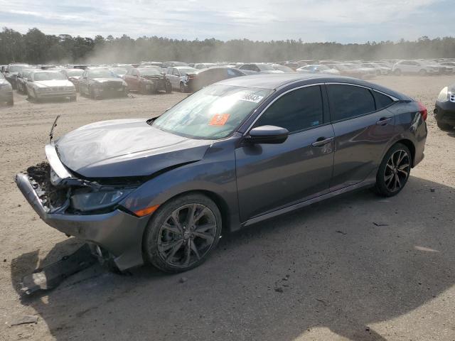 2HGFC2F80LH507783 - 2020 HONDA CIVIC SPORT GRAY photo 1