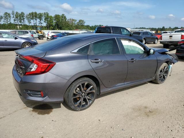 2HGFC2F80LH507783 - 2020 HONDA CIVIC SPORT GRAY photo 3