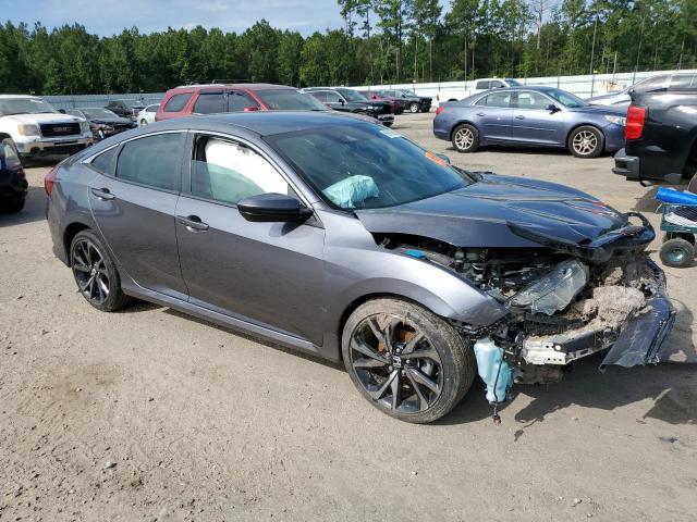 2HGFC2F80LH507783 - 2020 HONDA CIVIC SPORT GRAY photo 4