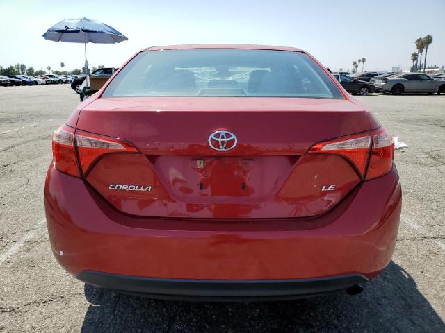 2T1BURHE2HC862302 - 2017 TOYOTA COROLLA L 红色 照片 6