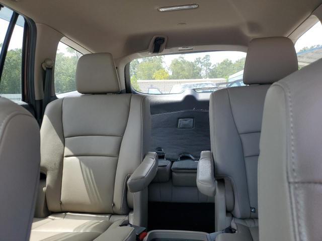 5FNYF6H66KB003017 - 2019 HONDA PILOT TOURING BURGUNDY photo 10