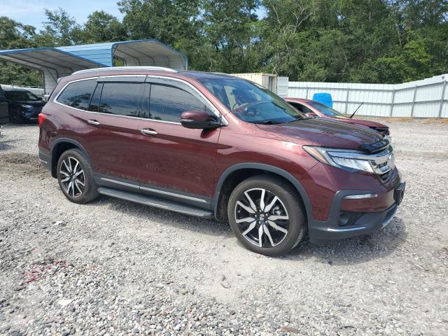 5FNYF6H66KB003017 - 2019 HONDA PILOT TOURING BURGUNDY photo 4