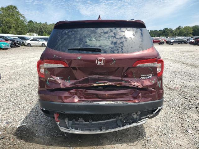 5FNYF6H66KB003017 - 2019 HONDA PILOT TOURING BURGUNDY photo 6