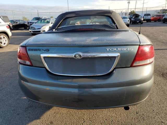 1C3EL55R06N260089 - 2006 CHRYSLER SEBRING TOURING ტურკოუსი ფოტო 6