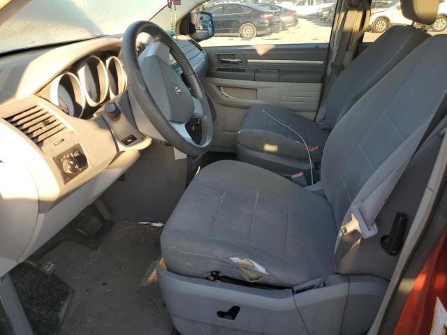 2D8HN54P58R741871 - 2008 DODGE GRAND CARAVAN SXT ნარინჯისფერი ფოტო 7