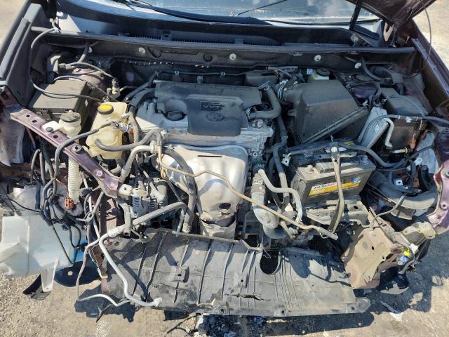 2T3ZFREVXGW275511 - 2016 TOYOTA RAV4 LE PURPLE photo 11