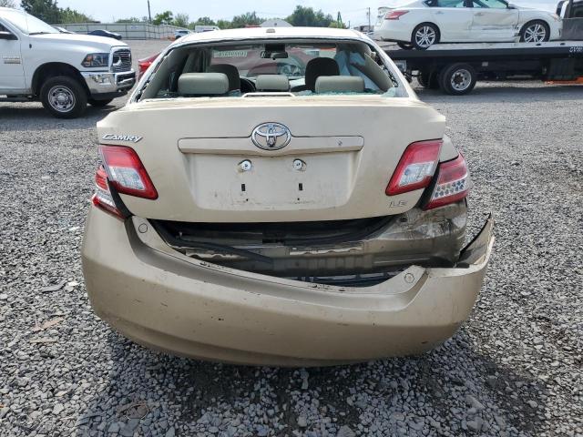 4T1BF3EKXBU182347 - 2011 TOYOTA CAMRY BASE ოქროსფერი ფოტო 6