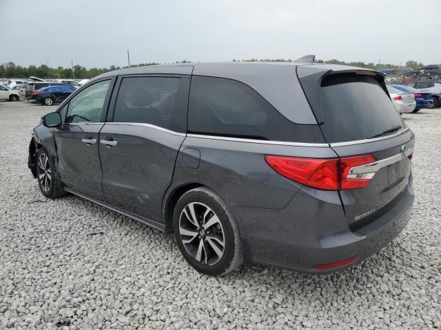 5FNRL6H93JB029886 - 2018 HONDA ODYSSEY ELITE GRAY photo 2