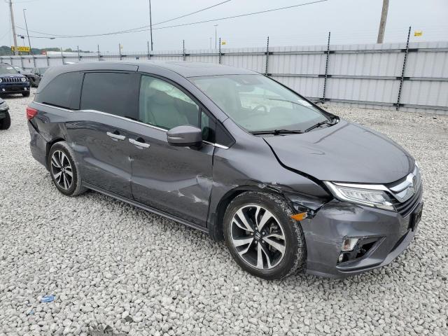 5FNRL6H93JB029886 - 2018 HONDA ODYSSEY ELITE GRAY photo 4