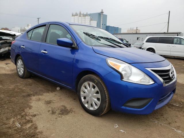 3N1CN7AP4HL804970 - 2017 NISSAN VERSA S BLUE photo 4