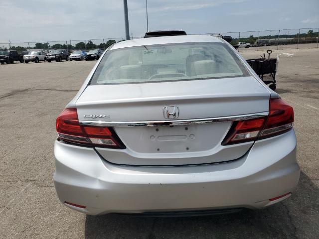 19XFB2F8XDE016569 - 2013 HONDA CIVIC EX SILVER photo 6