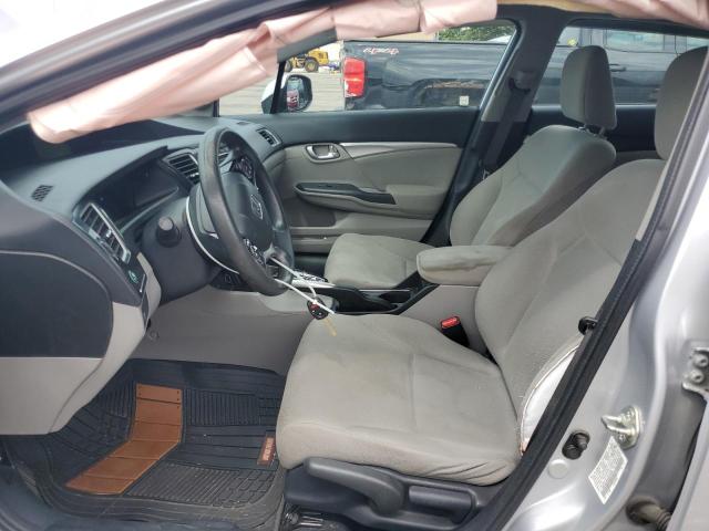 19XFB2F8XDE016569 - 2013 HONDA CIVIC EX SILVER photo 7
