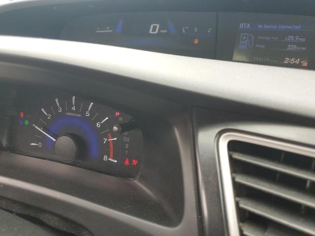 19XFB2F8XDE016569 - 2013 HONDA CIVIC EX SILVER photo 9