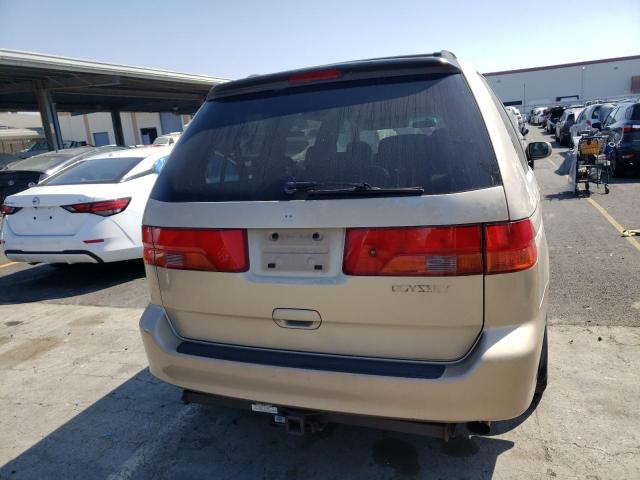 2HKRL18631H513468 - 2001 HONDA ODYSSEY EX GOLD photo 6