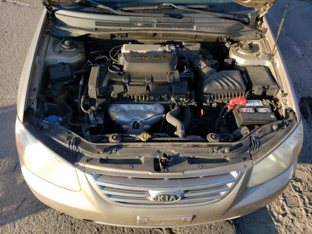 KNAFE121275484626 - 2007 KIA SPECTRA EX GOLD photo 11