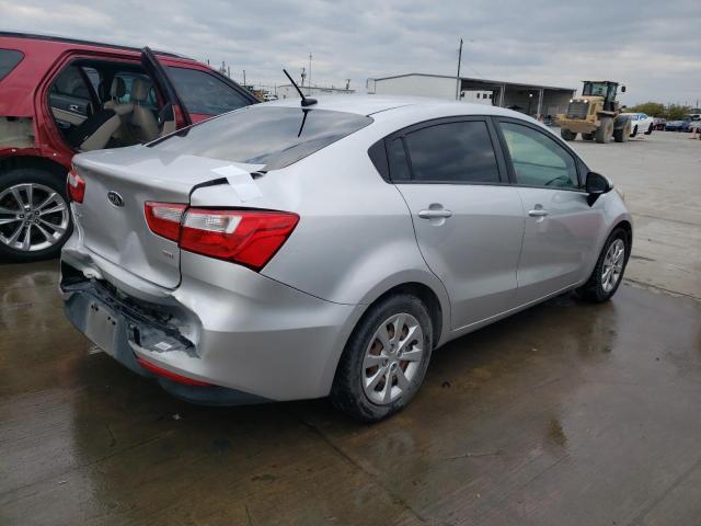 KNADM4A39G6668339 - 2016 KIA RIO LX SILVER photo 3