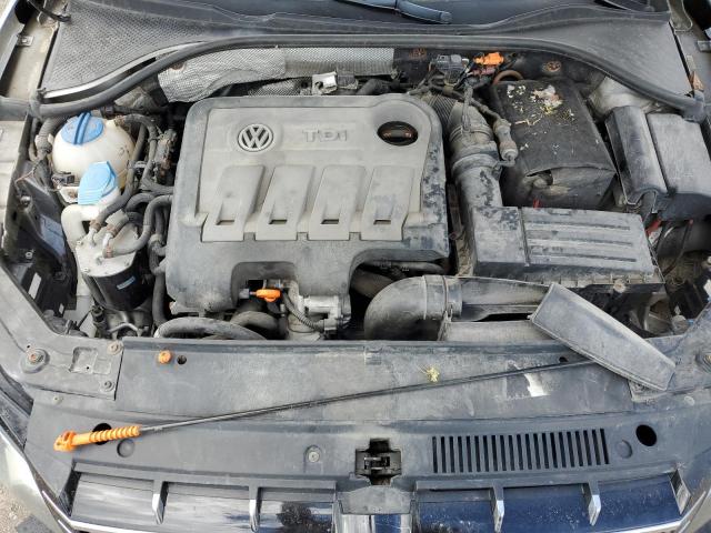 1VWBN7A32DC080334 - 2013 VOLKSWAGEN PASSAT SE 银色 照片 11