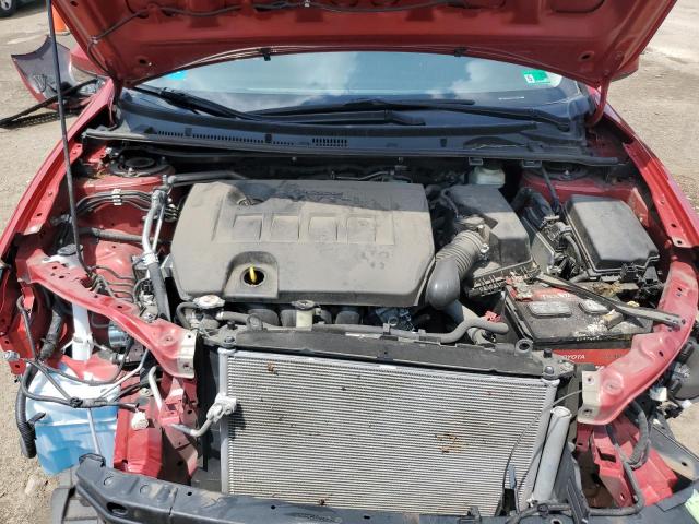 2T1BURHE8KC189989 - 2019 TOYOTA COROLLA L Қызыл фото 11