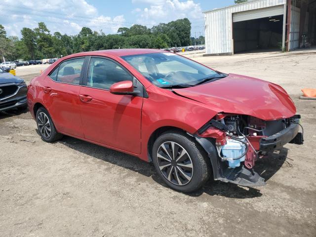 2T1BURHE8KC189989 - 2019 TOYOTA COROLLA L Қызыл фото 4