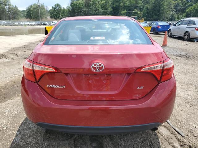2T1BURHE8KC189989 - 2019 TOYOTA COROLLA L Қызыл фото 6