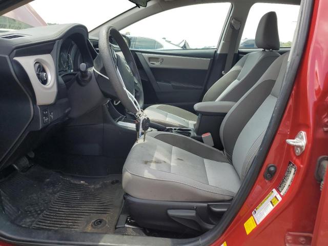 2T1BURHE8KC189989 - 2019 TOYOTA COROLLA L Қызыл фото 7