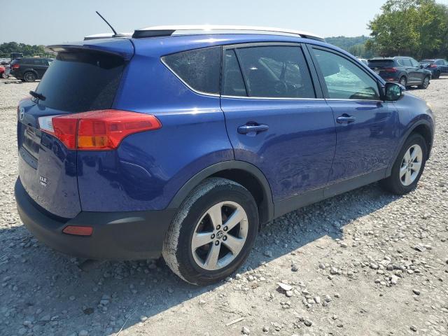 2T3RFREVXFW290220 - 2015 TOYOTA RAV4 XLE BLUE photo 3