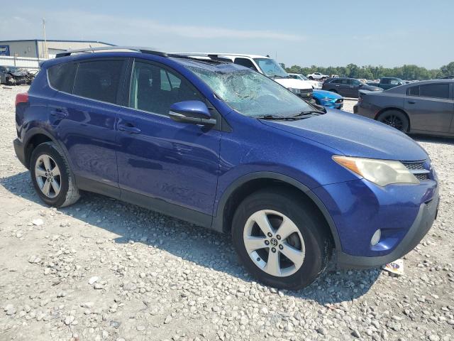 2T3RFREVXFW290220 - 2015 TOYOTA RAV4 XLE BLUE photo 4
