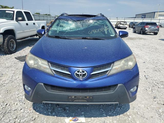 2T3RFREVXFW290220 - 2015 TOYOTA RAV4 XLE BLUE photo 5