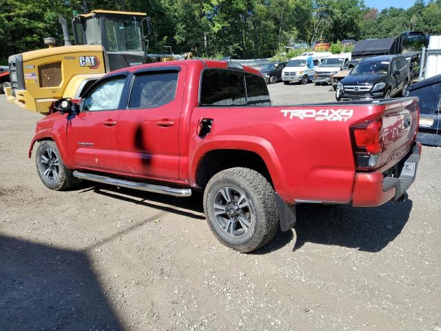 3TMCZ5ANXKM269522 - 2019 TOYOTA TACOMA DOUBLE CAB RED photo 2