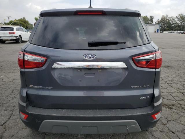 MAJ6S3KL3MC400514 - 2021 FORD ECOSPORT TITANIUM GRAY photo 6