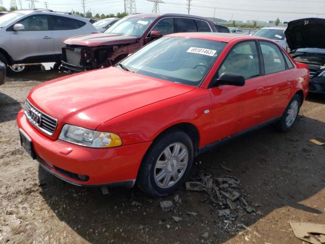 WAUDC68D81A097282 - 2001 AUDI A4 1.8T QUATTRO RED photo 1