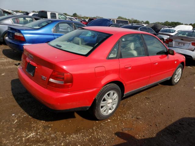 WAUDC68D81A097282 - 2001 AUDI A4 1.8T QUATTRO RED photo 3