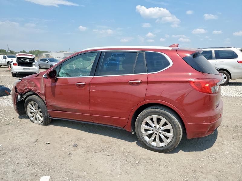 LRBFXBSA5HD000912 - 2017 BUICK ENVISION ESSENCE Бордовий фото 2