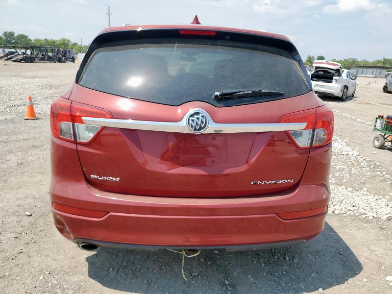 LRBFXBSA5HD000912 - 2017 BUICK ENVISION ESSENCE Бордовий фото 6