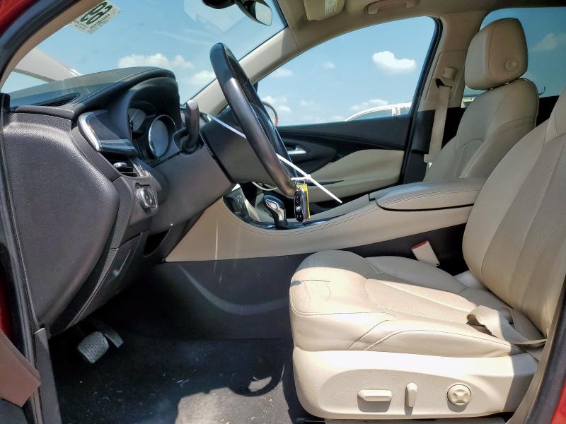 LRBFXBSA5HD000912 - 2017 BUICK ENVISION ESSENCE Бордовий фото 7