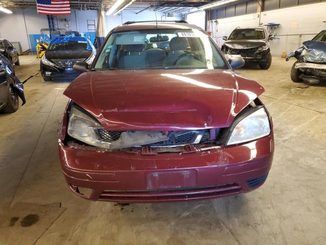 1FAHP36N57W223909 - 2007 FORD FOCUS ZXW BURGUNDY photo 5