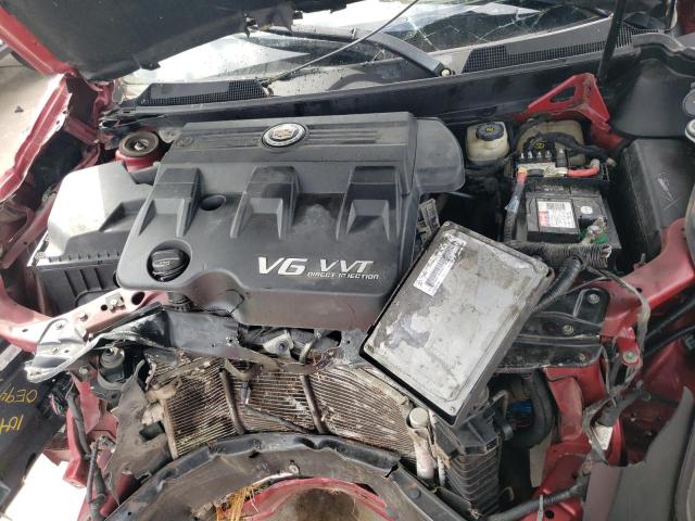 3GYFNBE39CS521204 - 2012 CADILLAC SRX PERFORMANCE COLLECTION Бордовый фото 11