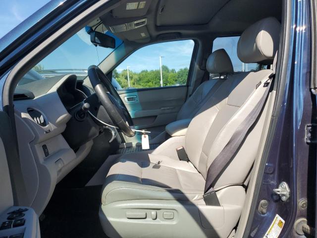 5FNYF4H52BB030579 - 2011 HONDA PILOT EXL 蓝色 照片 7