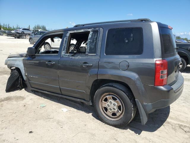 1C4NJPBB1ED859107 - 2014 JEEP PATRIOT SPORT GRAY photo 2
