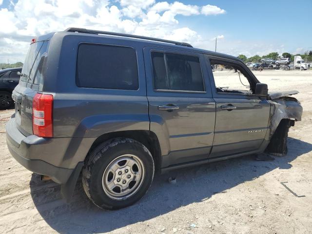 1C4NJPBB1ED859107 - 2014 JEEP PATRIOT SPORT GRAY photo 3
