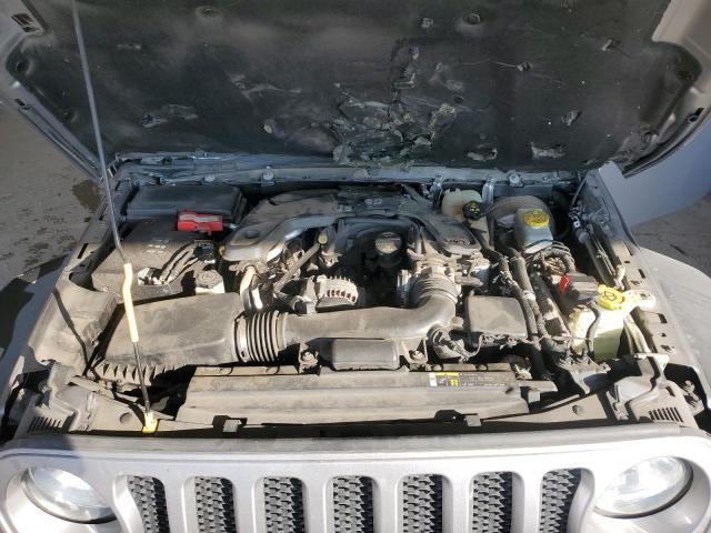 1C4HJXDGXKW661616 - 2019 JEEP WRANGLER U SPORT GRAY photo 11